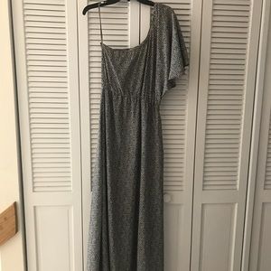 Bar III One Shoulder Maxi Dress